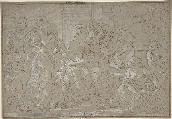 Solomon 17th cent-Johan Carl Loth,16x12"(A3) Poster