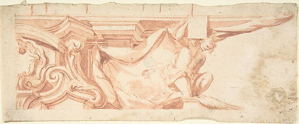 Ornemental design 1700–1780-Anonymous,Italian,Piedmontese,1, Poster Print Wall Art