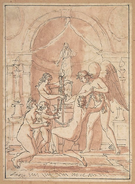 Mythological Subject 1800–1900-Anonymous, Italian, 19th cent,16x12"(A3) Poster