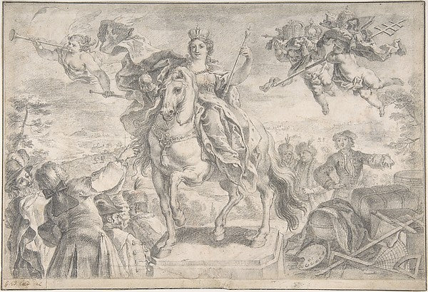 Europe 1728–74-Gottfried Bernhard Goetz,16x12"(A3) Poster