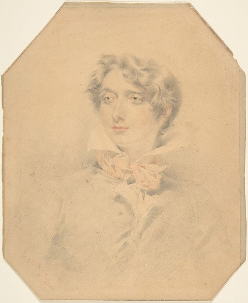 Portrait Head 1816-George Henry Harlow, Poster Print Wall Art