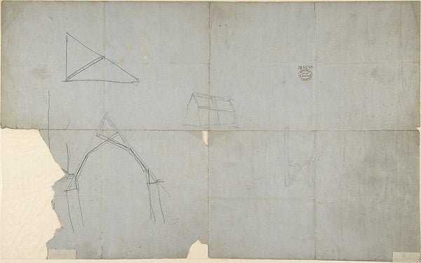 Sketches for an Ecclesiastical Stall 1830–52-Augustus Welby N, Poster Print Wall Art