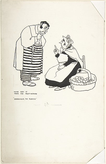 Who Got it from the Fruit-woman - Peeriwinkie the Puddock from, Poster Print Wall Art