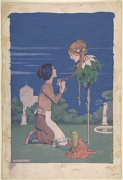 The Six Dead Secrets - Topsy-Turvy Tales c1923-William Heath Ro, Poster Print Wall Art