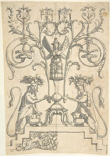 Anonymous, Italian, 16th century, After Cornelis Bos:Candela-16x12"(A3) Poster