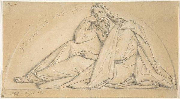 John the Apostle for the church of St. Vaast in Arras 1832-Al,16x12"(A3) Poster