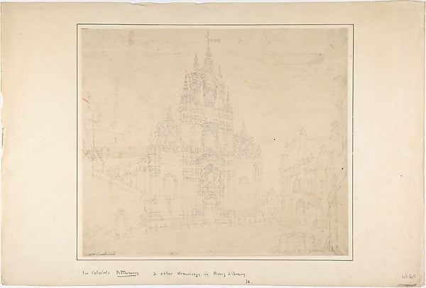 Church Facade 1826–34-William Frome Smallwood, Poster Print Wall Art