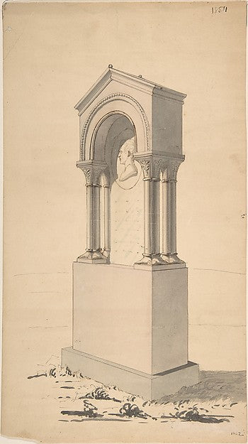 Proposed Monument to John L. Carey of Baltimore 1852–54-Samuel, Poster Print Wall Art