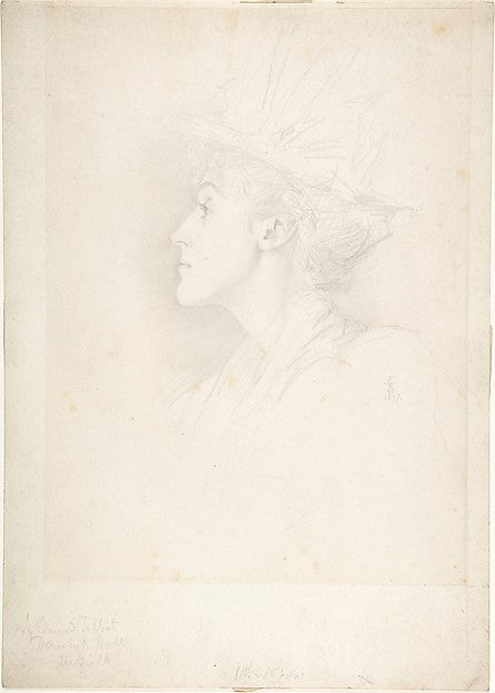 Lady Edmund Talbot Derwent Hall Sheffield 1897-Attributed to, Poster Print Wall Art