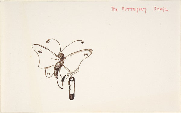 Butterfly Badge 1875–1930-Pickford Robert Waller,16x12"(A3)Poster