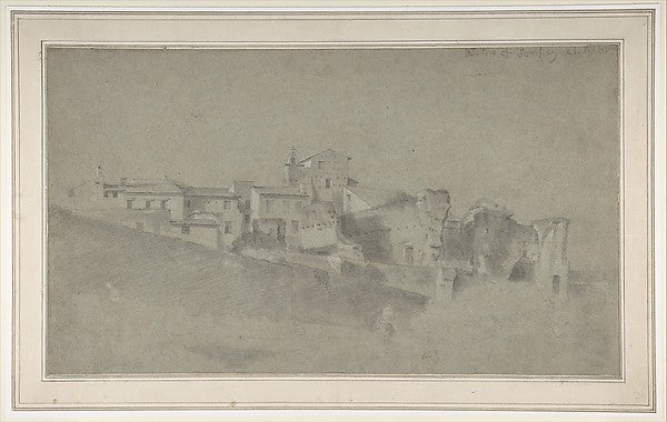 House of Pompey at Albano 1753–56-Richard Wilson, Poster Print Wall Art