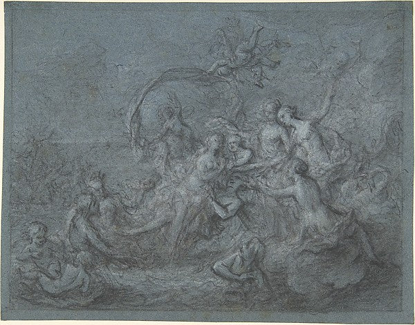The Triumph of a Sea Goddess n.d.-Bon Boullogne,16x12"(A3)Poster
