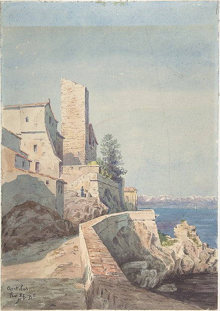 Antibes 1882-Henry Victor Burgy,16x12"(A3) Poster