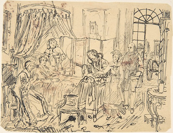 The Convalescent-Rodolphe Bresdin, Poster Print Wall Art