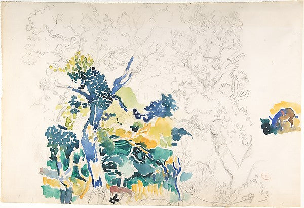 Landscape n.d.-Henri-Edmond Cross ,16x12"(A3) Poster