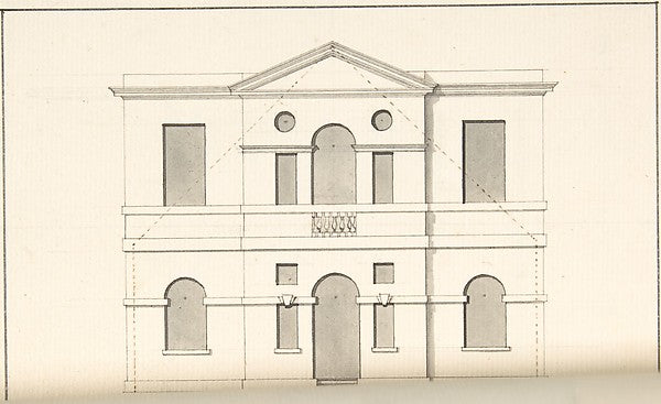Elevation of "An Eye-trap" early to mid-18th cent-After Robert, Poster Print Wall Art
