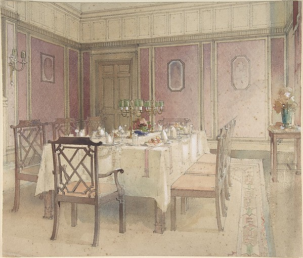 Design for Dining Room c1915-Anonymous, British, 20th cent, Poster Print Wall Art