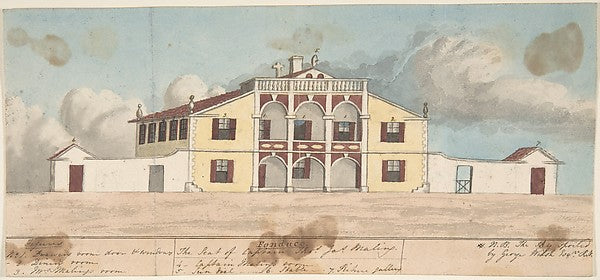 Fonduco the Seat of Captain Thomas James Maling 19th cent-Ano, Poster Print Wall Art