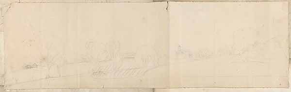 Landscape Sketch after 1824-Anonymous, British, 19th cent, Poster Print