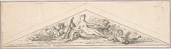 Design for a Box-Front 18th cent-Hubert François Gravelot, Poster Print Wall Art