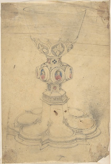 Chalice with Enamel Ornament second half 19th cent-Anonymous, ,16x12"(A3)Poster