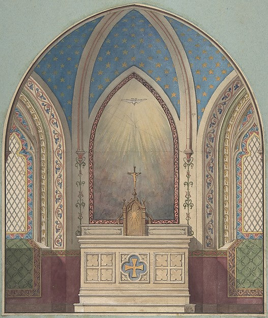 Design for Altar Saint Clotilde second half 19th cent-Jules-E, Poster Print Wall Art