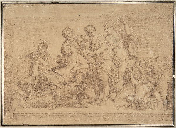 Engraver's Copy After The Toilet of Venus 17th cent-After Fran, Poster Print Wall Art