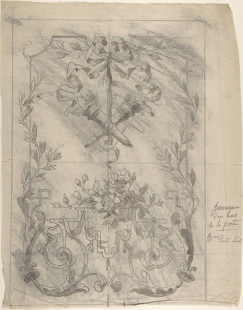 Design for Door Paneling 19th cent-Charles Monblond, Poster Print