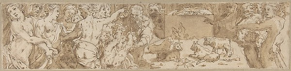 Procession 1520–50-After Domenico Beccafumi,16x12"(A3) Poster