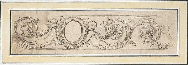 Design for a Frieze n.d.-Attributed to Henri Sallembier,16x12"(A3)Poster