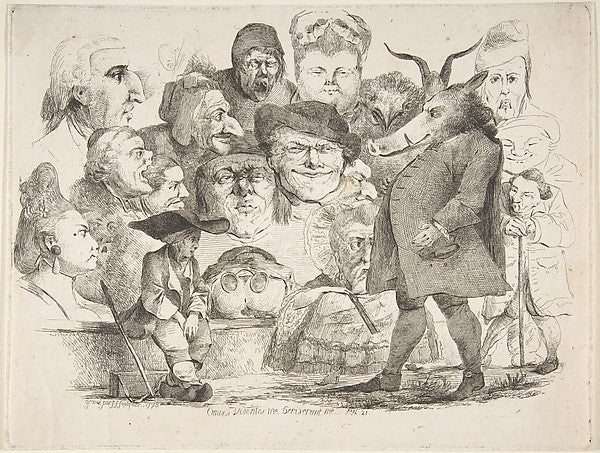 All Who See Me Jeer at Me 1773-Joseph François Foulquier , Poster Print