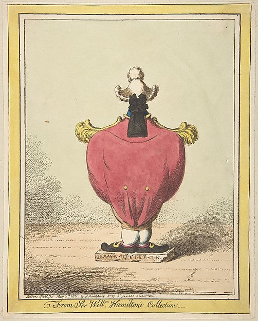 From Sir William Hamilton's Collection May 8, 1801-James Gillr,16x12"(A3)Poster