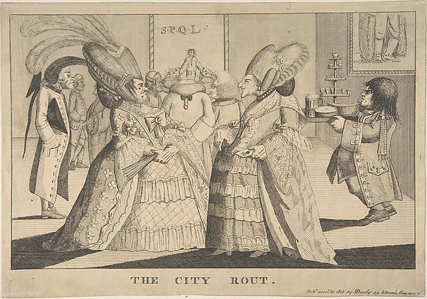 The City Rout May 20, 1776-In the manner of Richard St. George,16x12"(A3)Poster