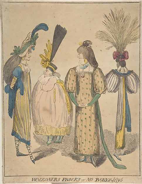 Waggoners Frocks or No Bodys of 1795 August 4, 1795-Anonymous,, Poster Print