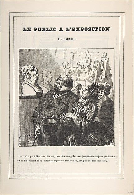 There's no denying it's me!... from 'The public at the exhibi, Poster Print Wall Art
