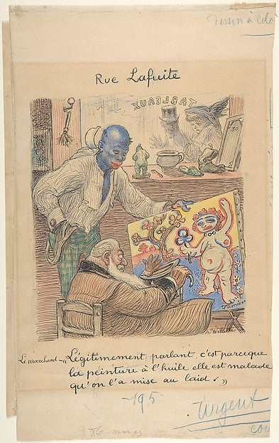 Rue Lafuite n.d.-Adolphe-Léon Willette, Poster Print Wall Art
