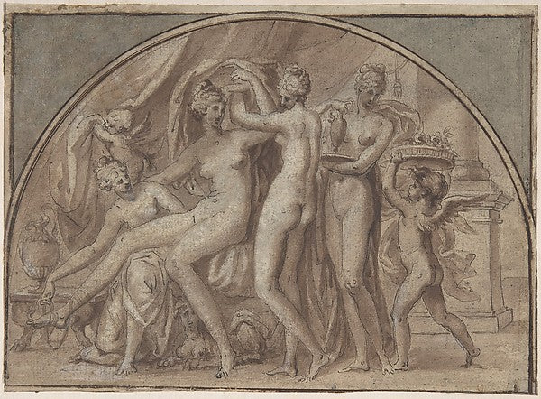 The Toilet of Venus-Anonymous, French, School of Fontainebleau, Poster Print Wall Art