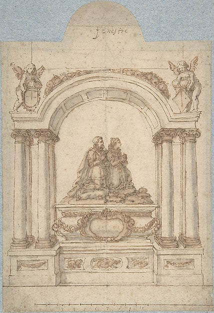 Project for a Tomb c1590–1600-Anonymous,French,16th cent, Poster Print