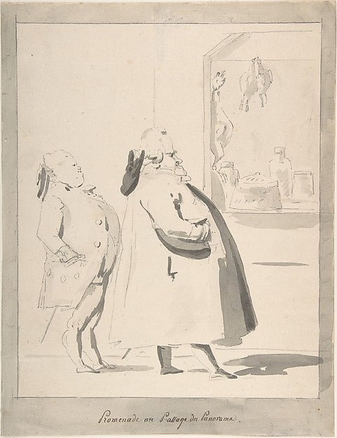 Caricature c1776–86-Anonymous,French,18th cent,16x12"(A3)Poster