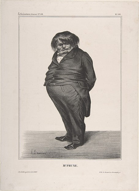 Clément-François-Victor-Gabriel Prunelle published in La Cari, Poster Print Wall Art