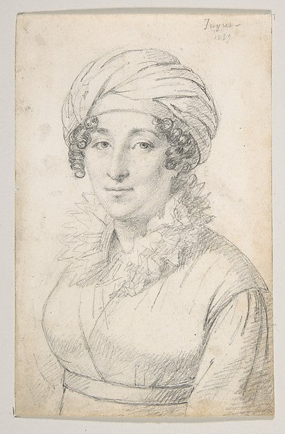 Portrait of a Woman 19th cent-Anonymous, French, 19th cent, Poster Print Wall Art