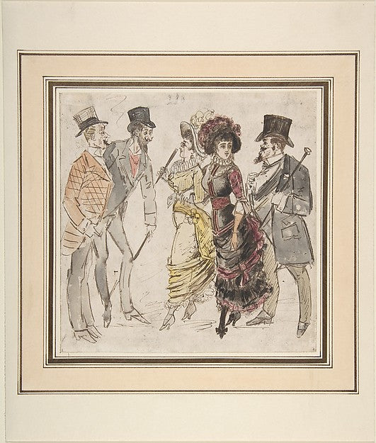 Designs for Costumes 1875–80-Anonymous,French,19th cent, Poster Print