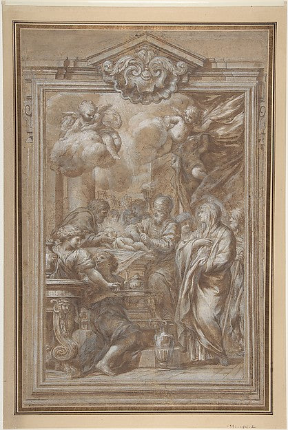 The Circumcision 1634–89-Ciro Ferri,16x12"(A3) Poster