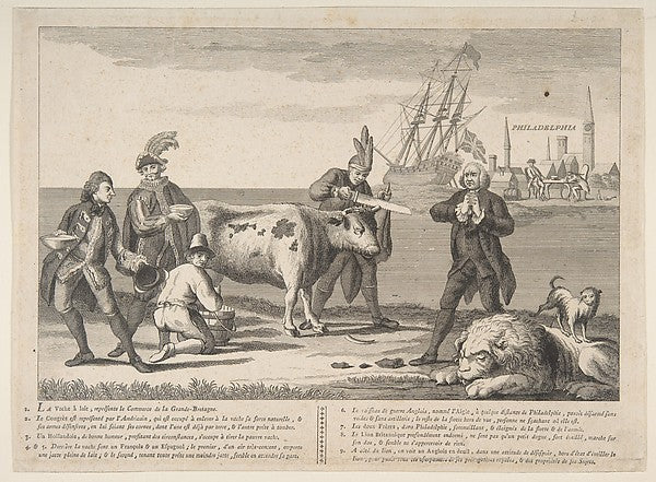 State of the English Nation c1780-Anonymous, British, 18th cen, Poster Print