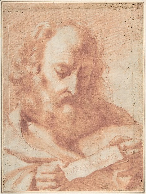 Man Reading "ECO DOMINUS" 17th cent-Anonymous, Italian, Roma, Poster Print Wall Art