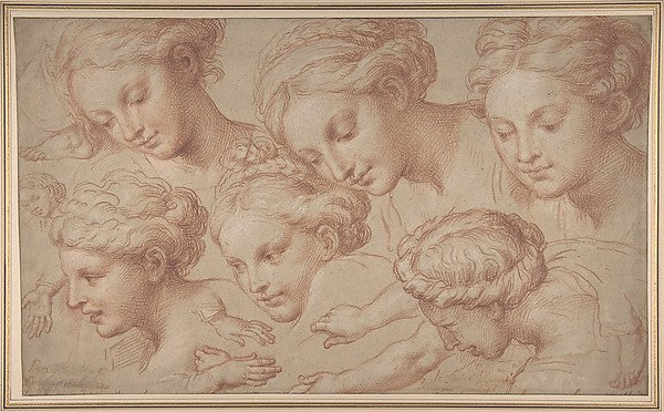 Copies after Raphael's 'The Finding of Moses'-Michel Corneille, Poster Print Wall Art