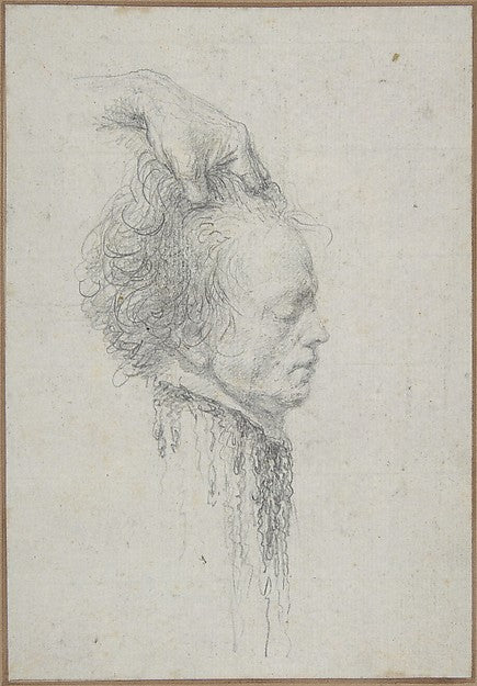Severed head said to be that of Maximilien-François-Marie-Isi,16x12"(A3) Poster