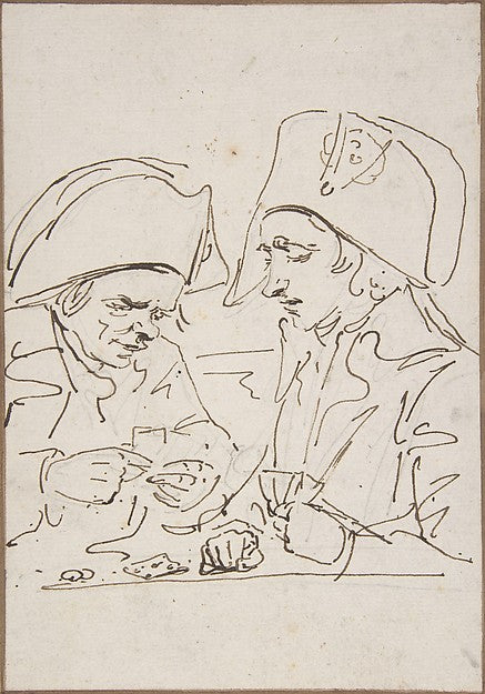 Replacements in the Parisian Guard Playing Cards in 1795 c1795, Poster Print Wall Art