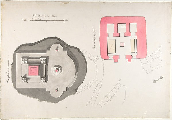 Project for the Monument de la Montagne Orléans c1794-Claude, Poster Print