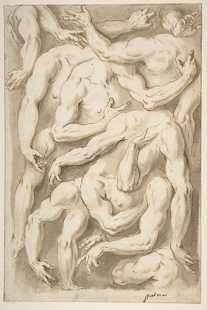 Studies of Arms Shoulders and Hands 1548–1628-Giacomo Franco,,16x12"(A3) Poster